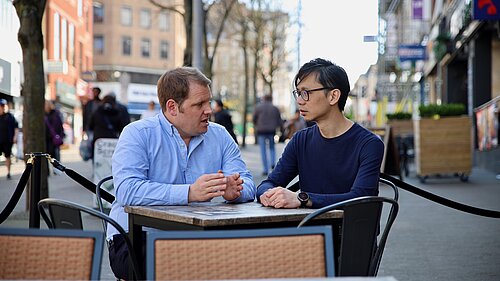 Luke Taylor MP and Richard Choi