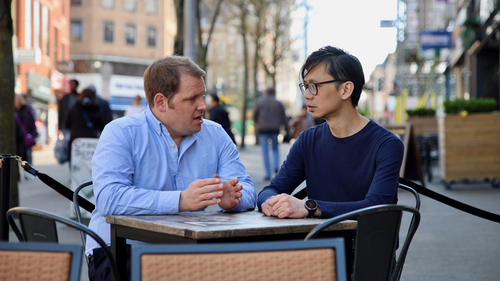 Luke with Richard Choi