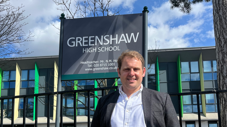 Luke at Greenshaw School