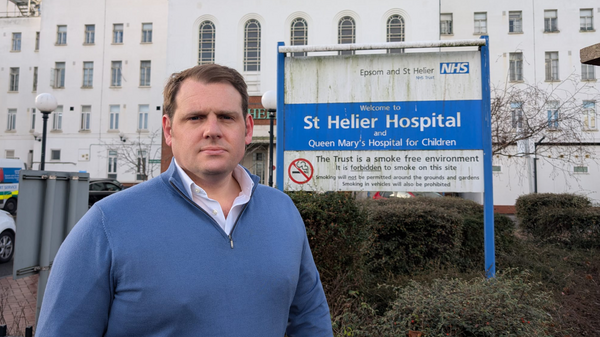 Luke outside St Helier