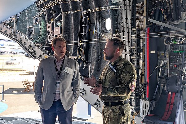 Luke at Farnborough