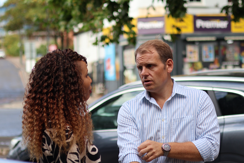 Luke Taylor MP and Vanessa McCain